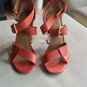 Coral Scrappy Sandal